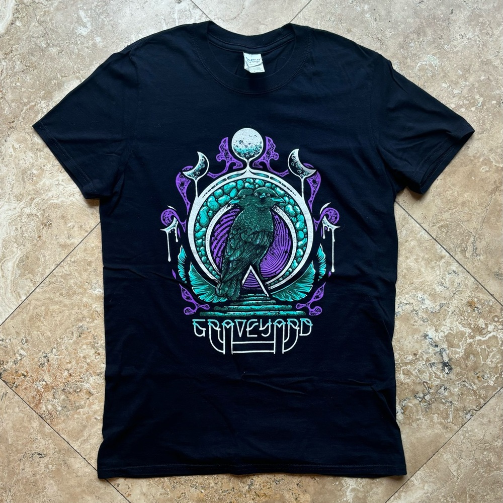 Graveyard (Nordic Rock Band) T-shirt. Barely worn. Size Small.